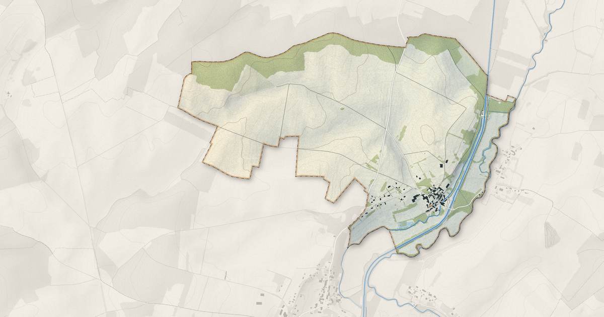 Portrait cartographique de Licey-sur-Vingeanne : relief, eau, forêts, bâti et voies, calculés à partir des données de l'IGN