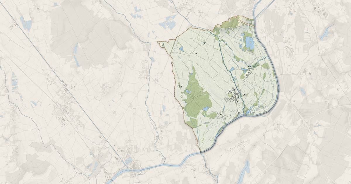 Portrait cartographique de Les Maillys : relief, eau, forêts, bâti et voies, calculés à partir des données de l'IGN