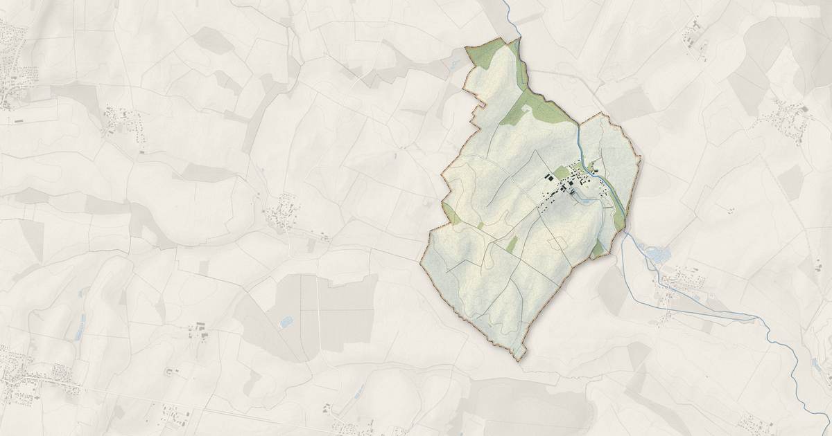 Portrait cartographique de Marandeuil : relief, eau, forêts, bâti et voies, calculés à partir des données de l'IGN