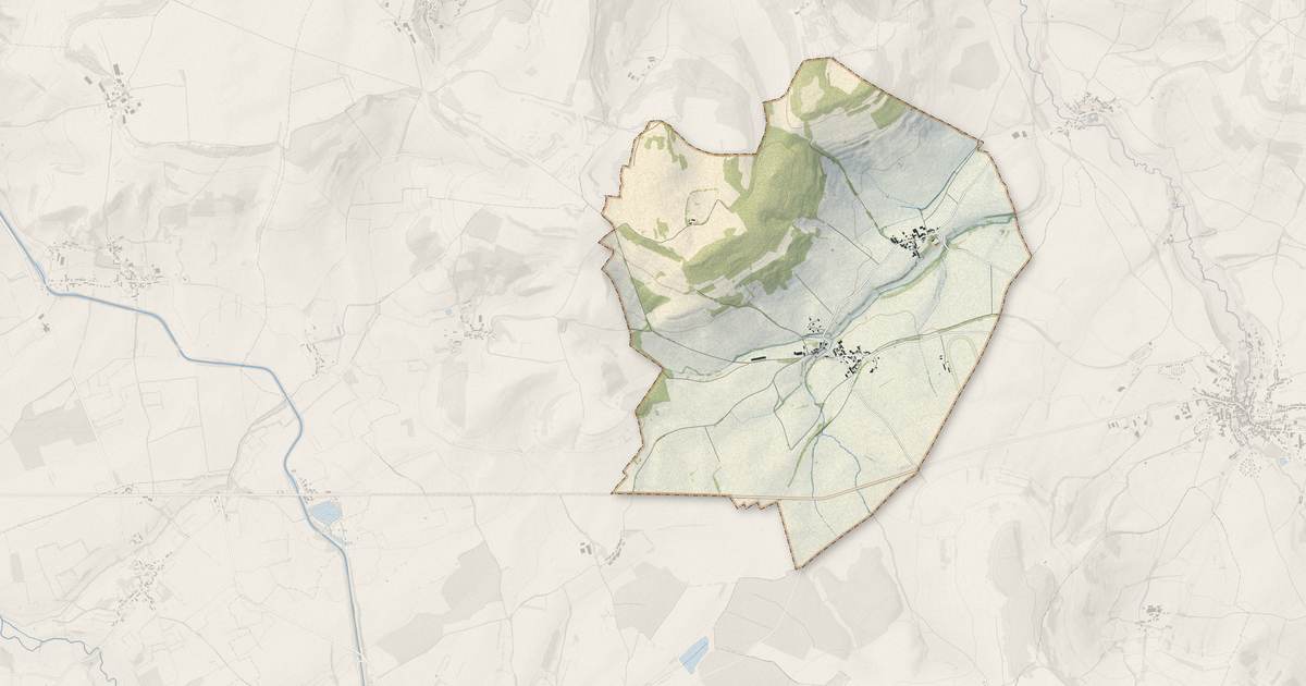Portrait cartographique de Marcilly-et-Dracy : relief, eau, forêts, bâti et voies, calculés à partir des données de l'IGN