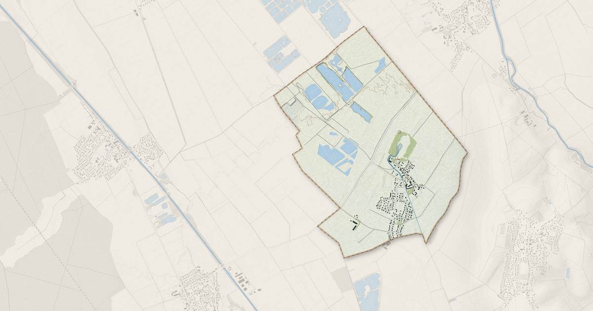 Portrait cartographique de Marliens : relief, eau, forêts, bâti et voies, calculés à partir des données de l'IGN