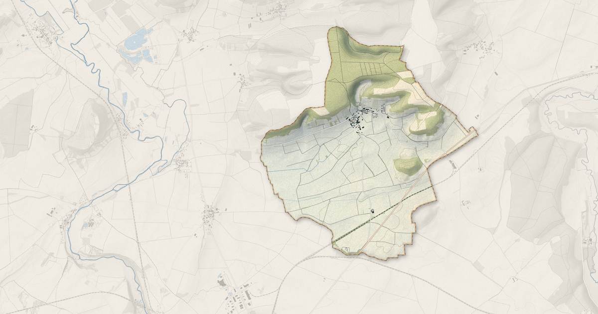 Portrait cartographique de Massingy : relief, eau, forêts, bâti et voies, calculés à partir des données de l'IGN