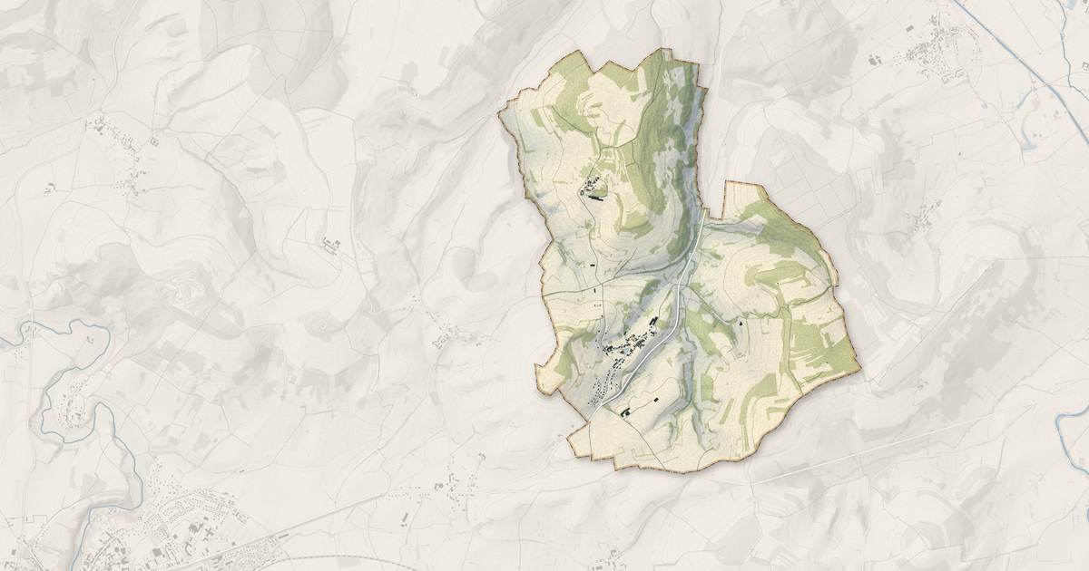 Portrait cartographique de Massingy-lès-Semur : relief, eau, forêts, bâti et voies, calculés à partir des données de l'IGN