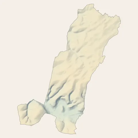 Montbard : relief