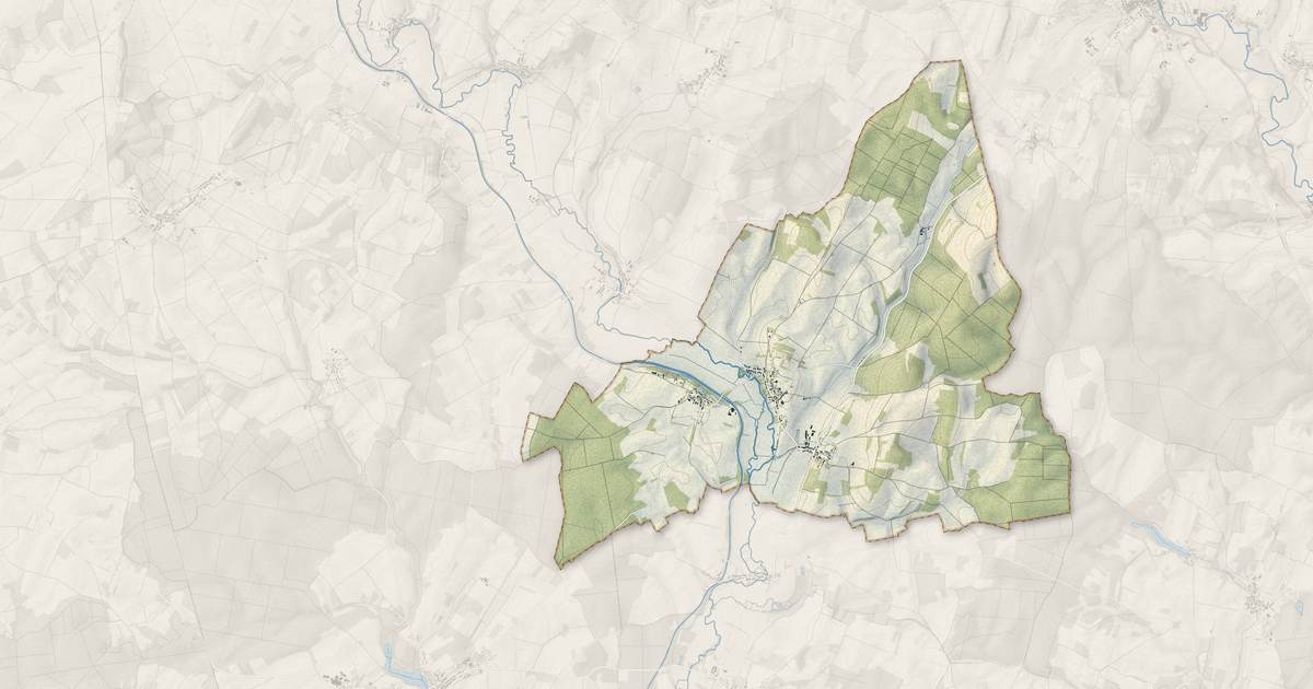 Portrait cartographique de Montigny-Mornay-Villeneuve-sur-Vingeanne : relief, eau, forêts, bâti et voies, calculés à partir des données de l'IGN