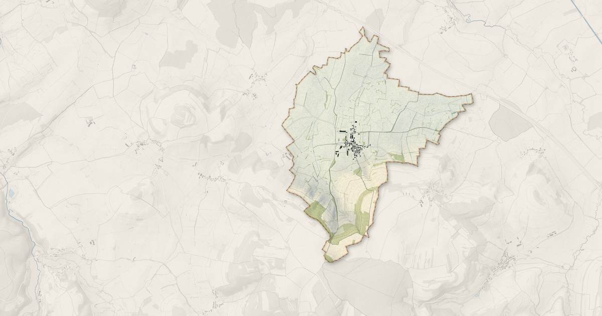 Portrait cartographique de Noidan : relief, eau, forêts, bâti et voies, calculés à partir des données de l'IGN