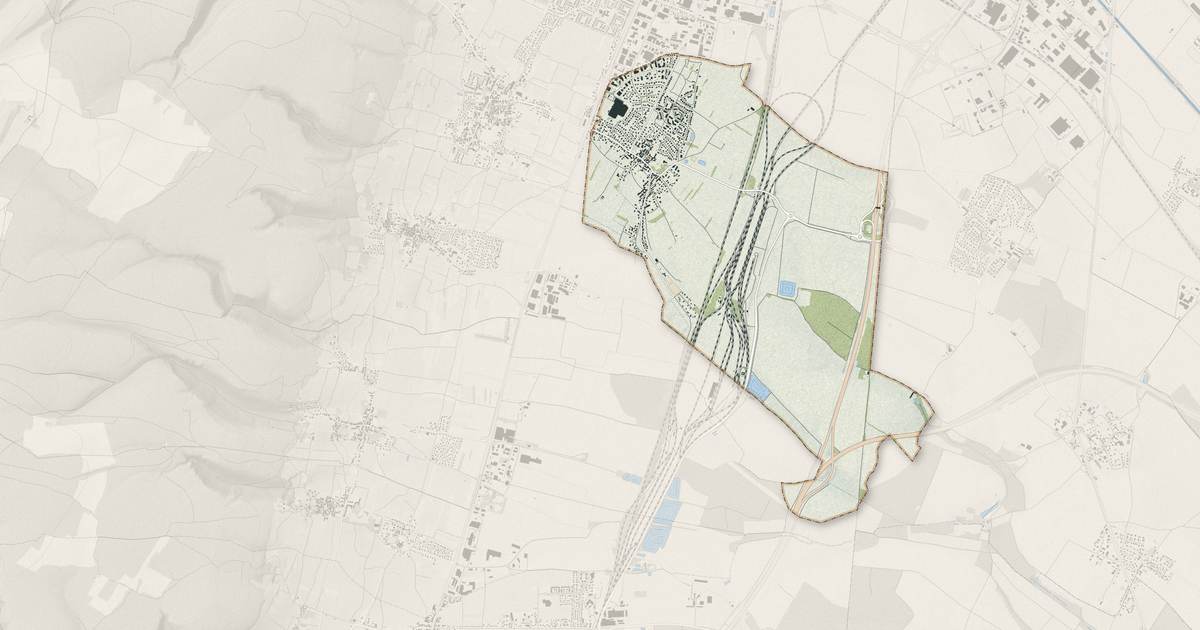 Portrait cartographique de Perrigny-lès-Dijon : relief, eau, forêts, bâti et voies, calculés à partir des données de l'IGN