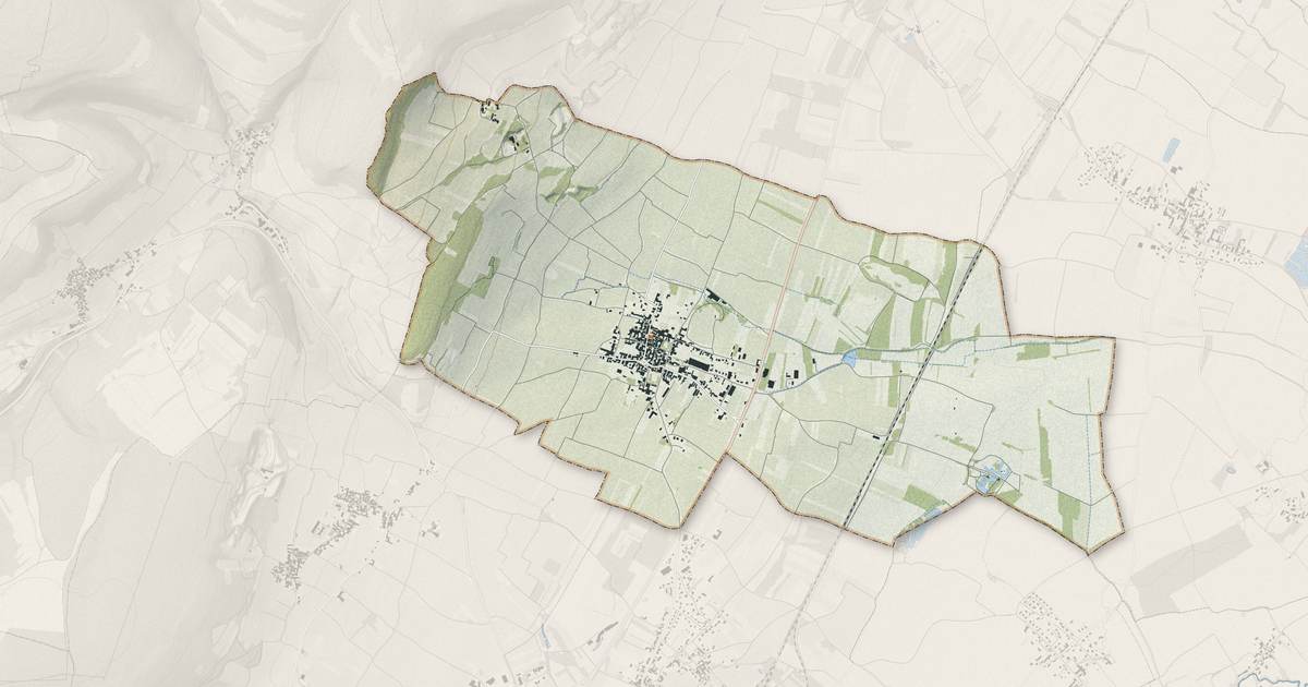 Portrait cartographique de Puligny-Montrachet : relief, eau, forêts, bâti et voies, calculés à partir des données de l'IGN