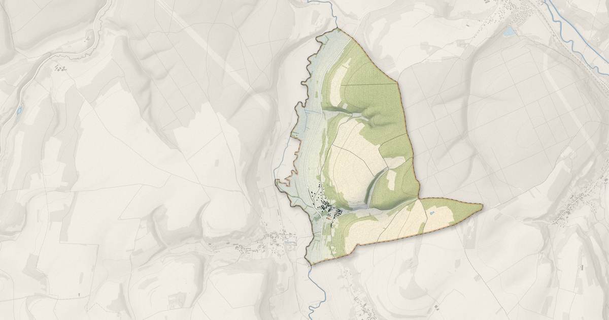 Portrait cartographique de Quincerot : relief, eau, forêts, bâti et voies, calculés à partir des données de l'IGN