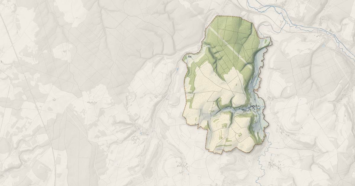 Portrait cartographique de Quincy-le-Vicomte : relief, eau, forêts, bâti et voies, calculés à partir des données de l'IGN
