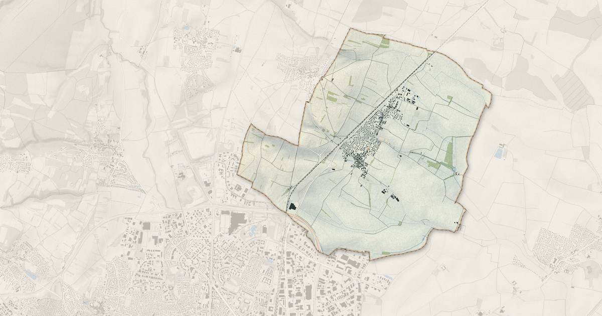 Portrait cartographique de Ruffey-lès-Echirey : relief, eau, forêts, bâti et voies, calculés à partir des données de l'IGN