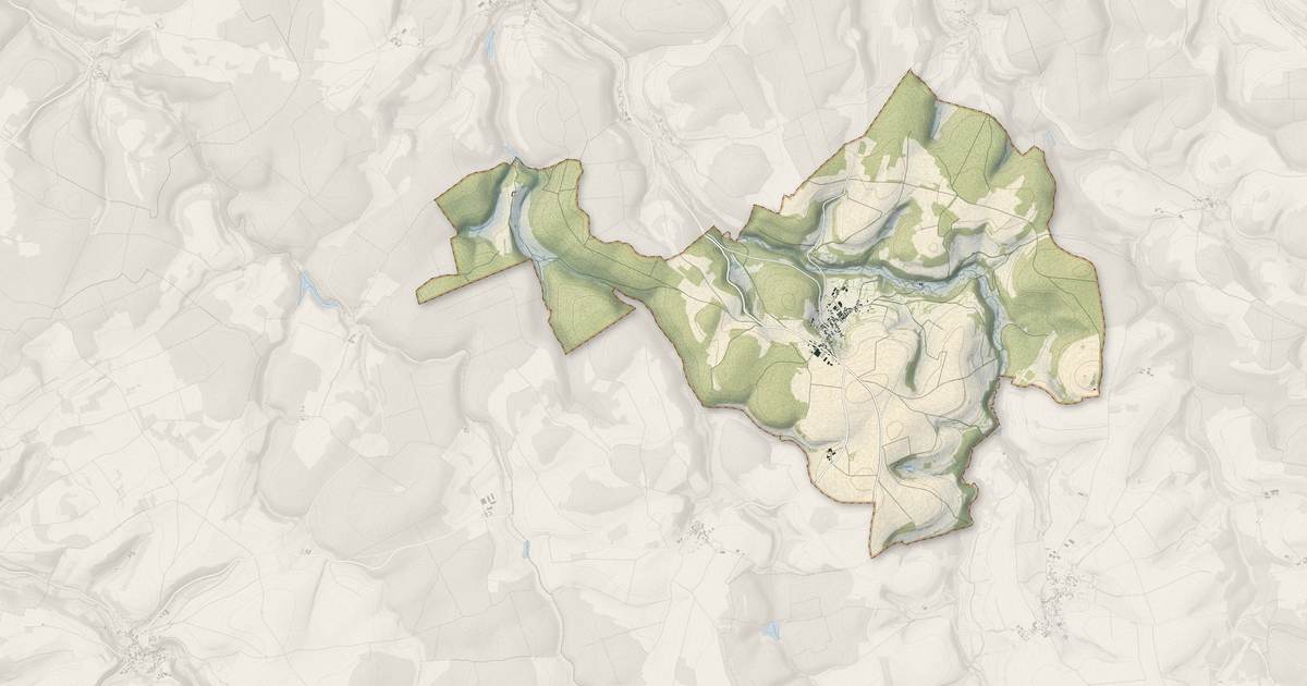 Portrait cartographique de Saint-Broing-les-Moines : relief, eau, forêts, bâti et voies, calculés à partir des données de l'IGN
