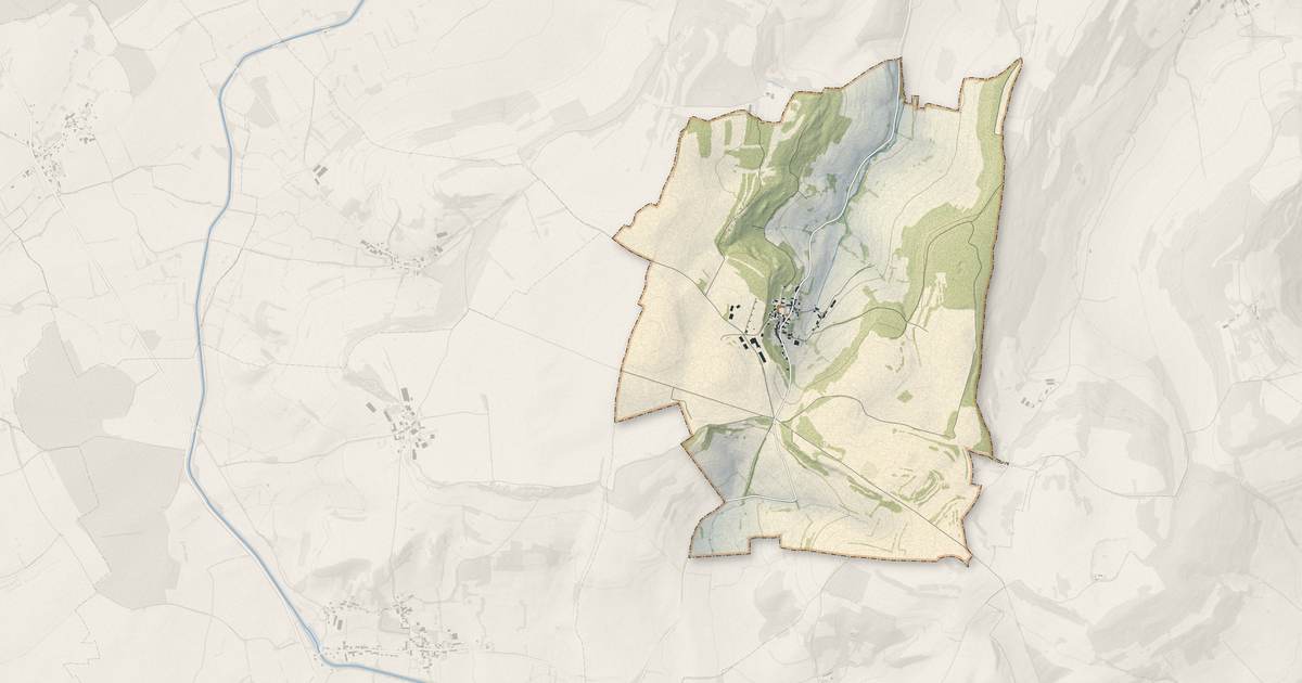 Portrait cartographique de Sainte-Colombe-en-Auxois : relief, eau, forêts, bâti et voies, calculés à partir des données de l'IGN