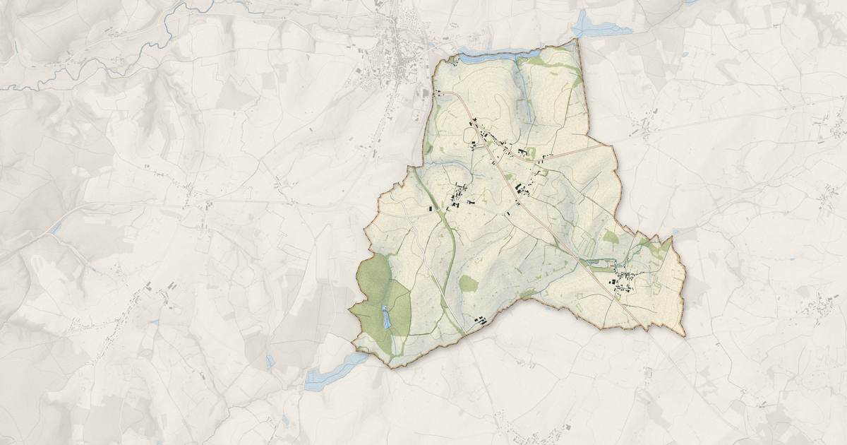 Portrait cartographique de Saint-Prix-lès-Arnay : relief, eau, forêts, bâti et voies, calculés à partir des données de l'IGN