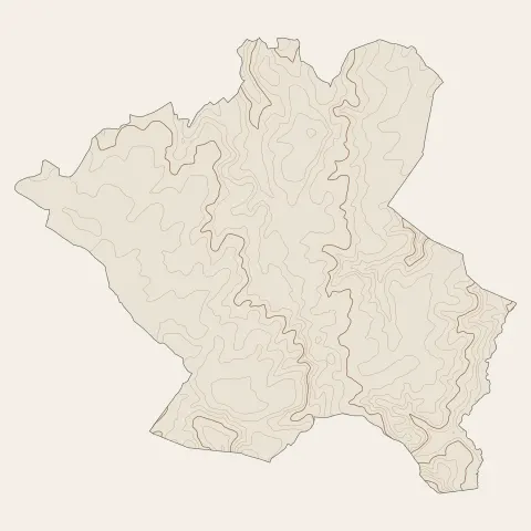 Saulieu : courbes de niveau