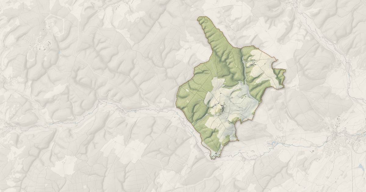Portrait cartographique de Saulx-le-Duc : relief, eau, forêts, bâti et voies, calculés à partir des données de l'IGN