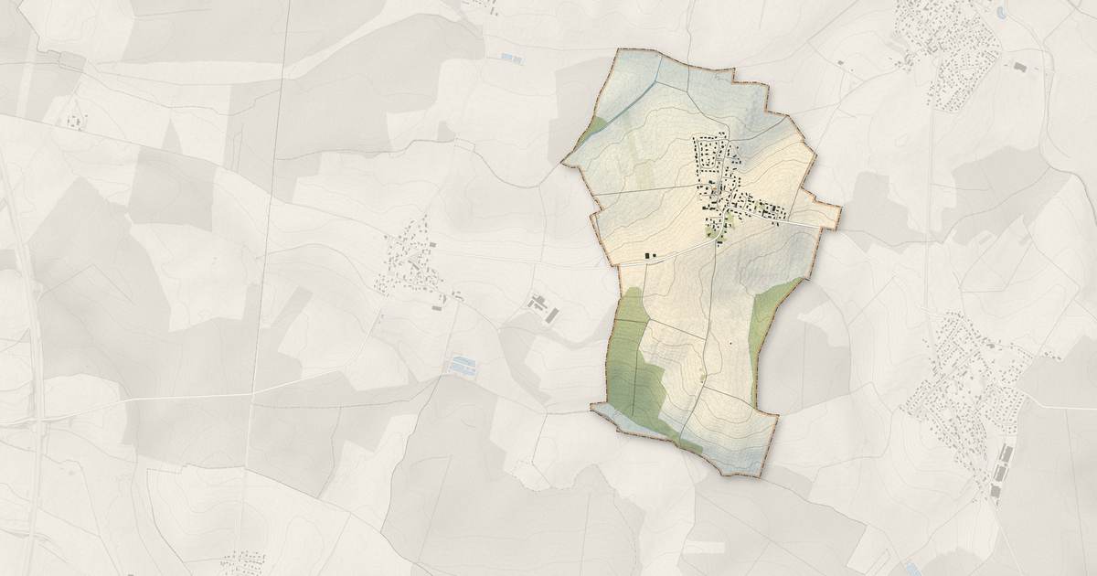 Portrait cartographique de Savouges : relief, eau, forêts, bâti et voies, calculés à partir des données de l'IGN