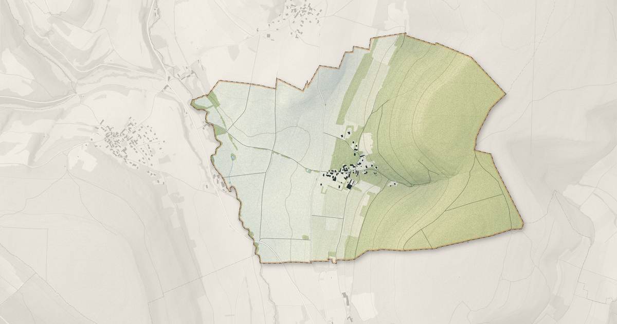 Portrait cartographique de Segrois : relief, eau, forêts, bâti et voies, calculés à partir des données de l'IGN