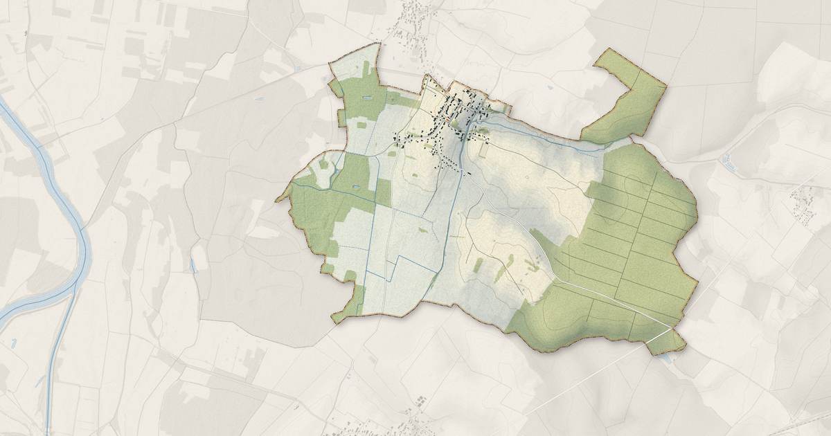 Portrait cartographique de Soissons-sur-Nacey : relief, eau, forêts, bâti et voies, calculés à partir des données de l'IGN