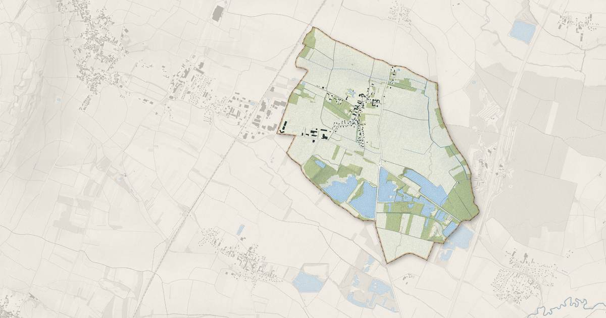 Portrait cartographique de Tailly : relief, eau, forêts, bâti et voies, calculés à partir des données de l'IGN