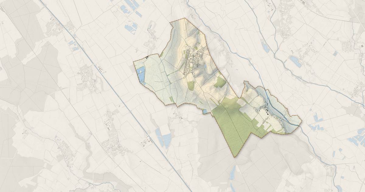 Portrait cartographique de Tart : relief, eau, forêts, bâti et voies, calculés à partir des données de l'IGN