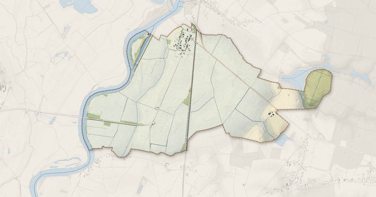 Portrait cartographique de Trugny : relief, eau, forêts, bâti et voies, calculés à partir des données de l'IGN