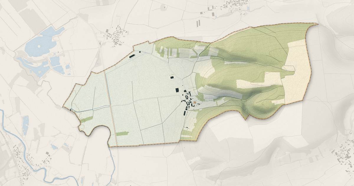 Portrait cartographique de Vannaire : relief, eau, forêts, bâti et voies, calculés à partir des données de l'IGN