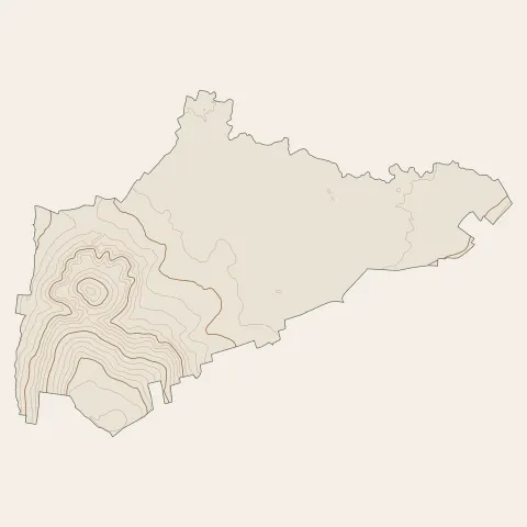 Venarey-les-Laumes : courbes de niveau
