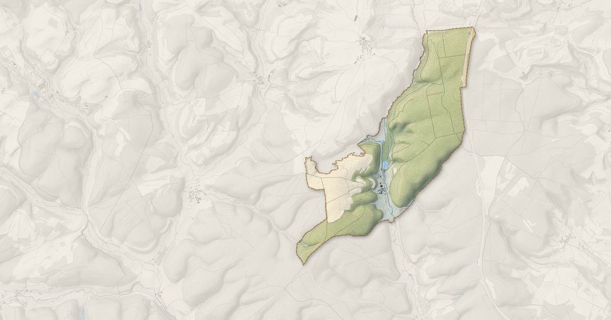 Portrait cartographique de Vernois-lès-Vesvres : relief, eau, forêts, bâti et voies, calculés à partir des données de l'IGN