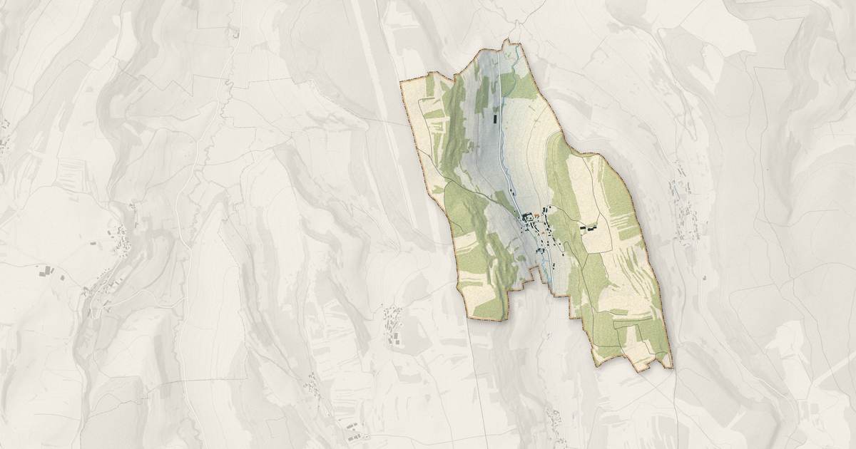 Portrait cartographique de Verrey-sous-Drée : relief, eau, forêts, bâti et voies, calculés à partir des données de l'IGN