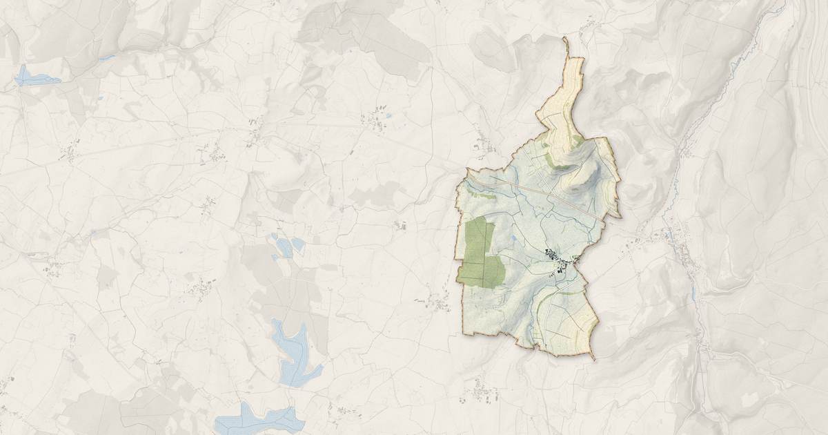 Portrait cartographique de Vic-des-Prés : relief, eau, forêts, bâti et voies, calculés à partir des données de l'IGN