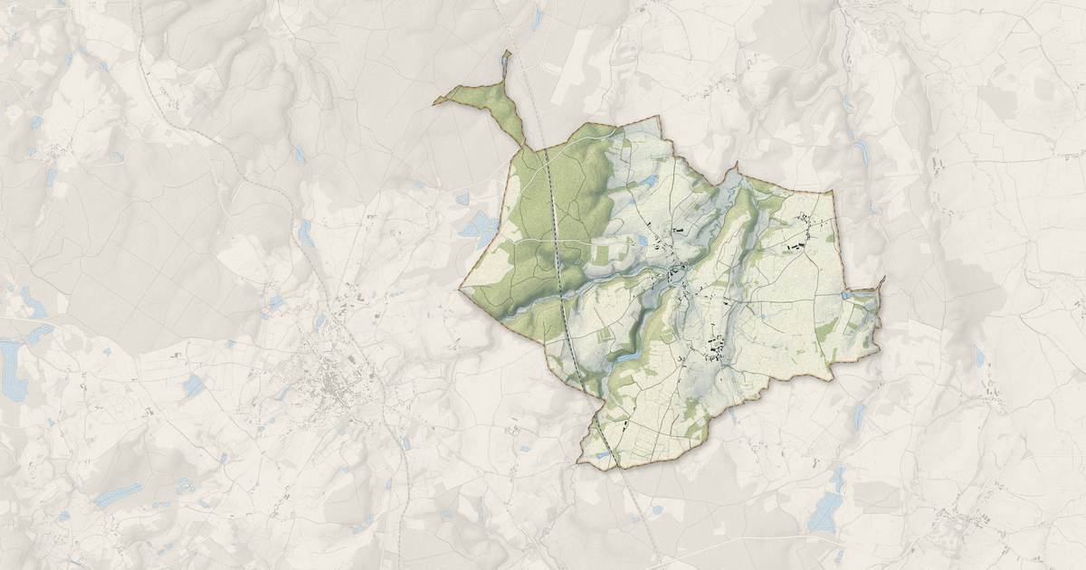 Portrait cartographique de Villargoix : relief, eau, forêts, bâti et voies, calculés à partir des données de l'IGN