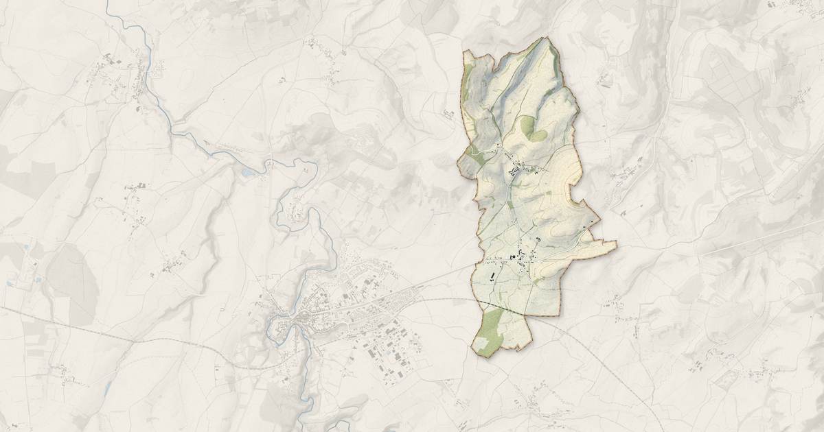 Portrait cartographique de Villars-et-Villenotte : relief, eau, forêts, bâti et voies, calculés à partir des données de l'IGN