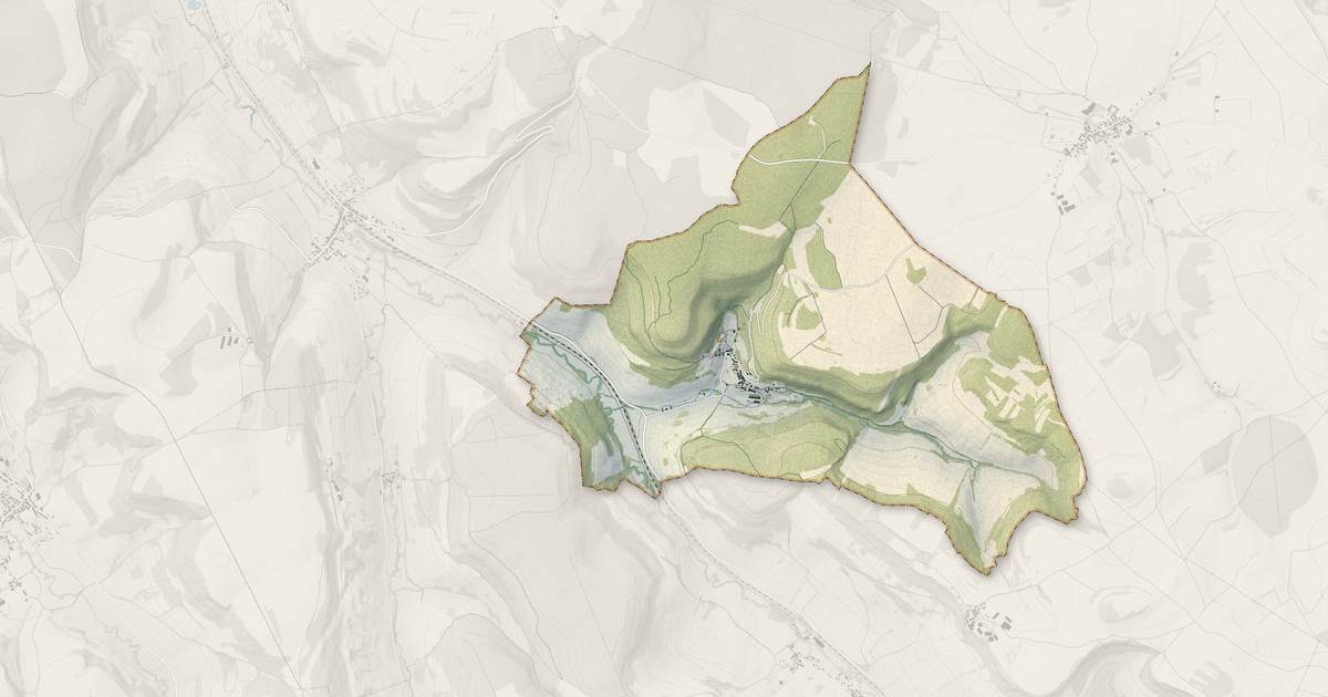 Portrait cartographique de Villotte-Saint-Seine : relief, eau, forêts, bâti et voies, calculés à partir des données de l'IGN