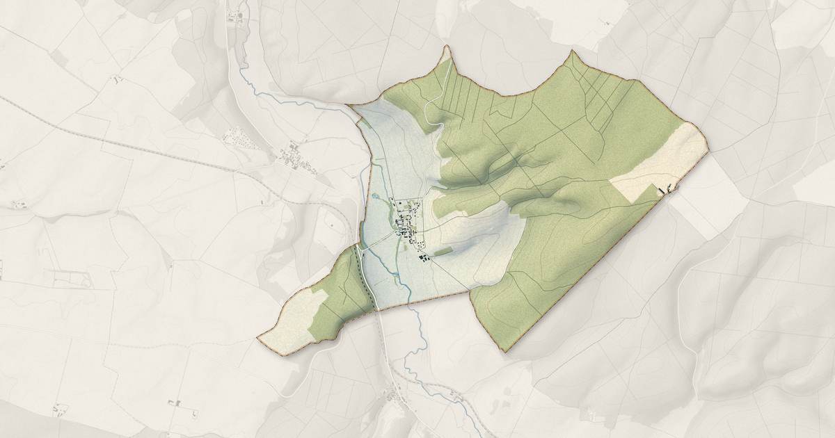 Portrait cartographique de Villotte-sur-Ource : relief, eau, forêts, bâti et voies, calculés à partir des données de l'IGN