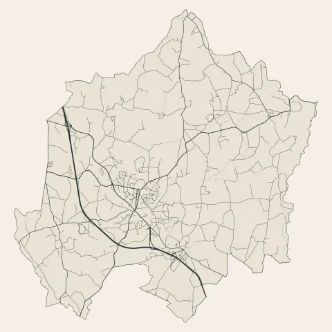 Bégard : voies