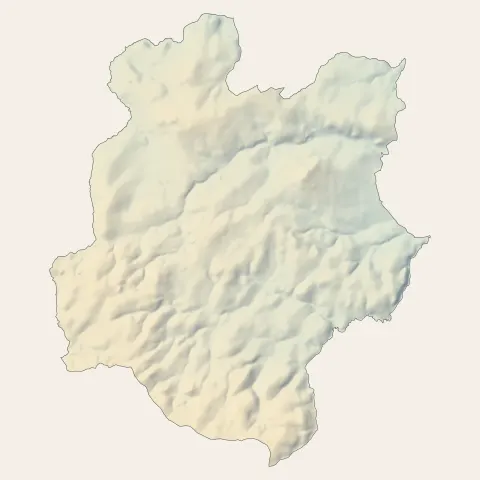 Bourbriac : relief
