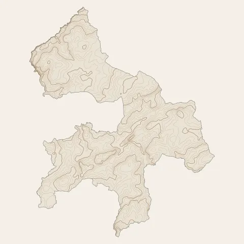 Lamballe-Armor : courbes de niveau