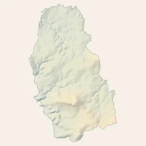 Louargat : relief
