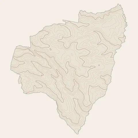 Merdrignac : courbes de niveau
