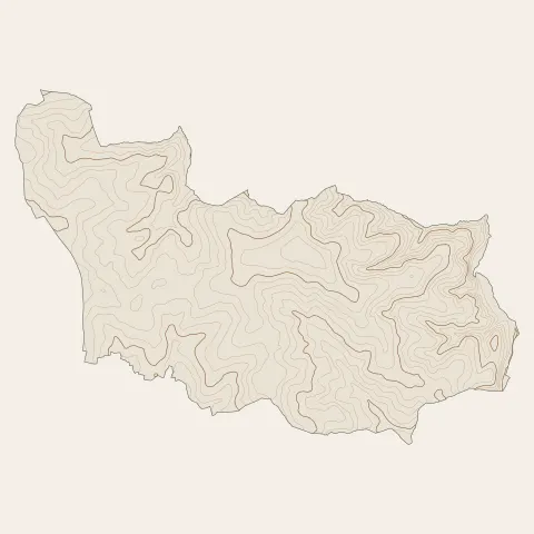 La Motte : courbes de niveau