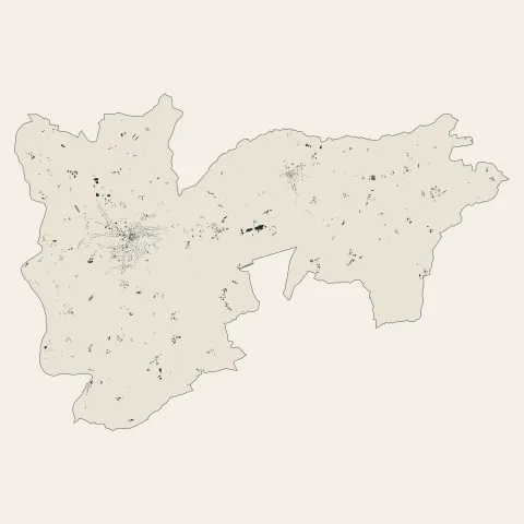 Guerlédan : bâti