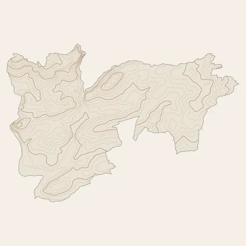 Guerlédan : courbes de niveau