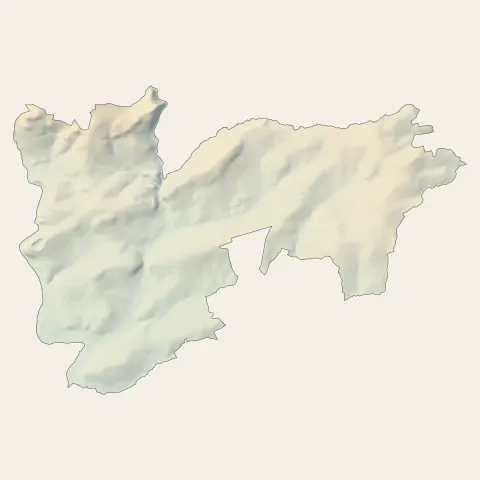 Guerlédan : relief