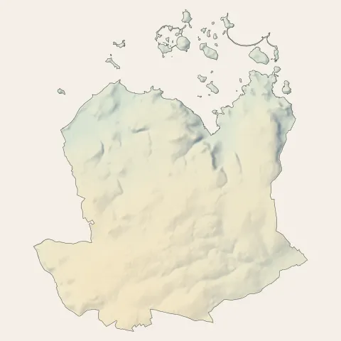 Penvénan : relief