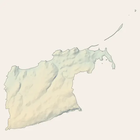Pleubian : relief