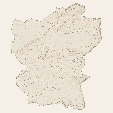 Plouër-sur-Rance : courbes de niveau