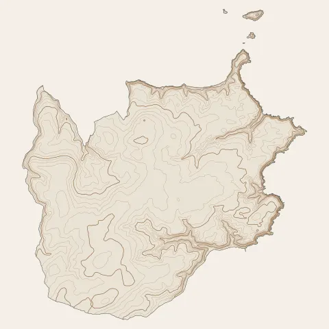 Plouézec : courbes de niveau
