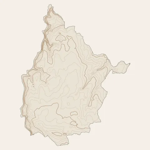 Ploufragan : courbes de niveau