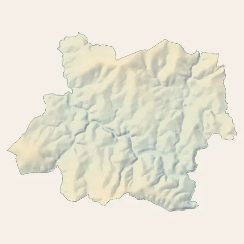 Plouguenast-Langast : relief